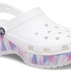 Crocs (WMNS) Classic Platform Dream Clog „Weiß Lila“ 207580-94S