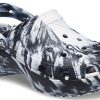 Crocs (WMNS) Classic Platform Marbled Clog „Schwarz Weiß“ 207176-066