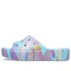 Crocs (WMNS) Classic Platform Palm Print Slide „Blau Mehrfarbig“ 208607-4NQ