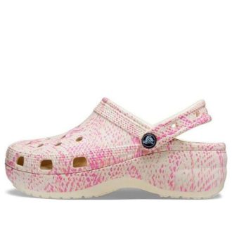 Crocs (WMNS) Classic Platform Snake Print Clogs „Pink“ 207328-2Y3
