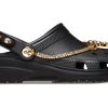 Crocs (WMNS) Classic Tiara Clogs „Schwarzgold“ 209684-001