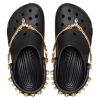 Crocs (WMNS) Classic Tiara Clogs „Schwarzgold“ 209684-001