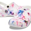 Crocs (WMNS) Classic Tie Dye Graphic Clog „Granat & Multi“ 205453-6TS