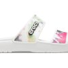 Crocs (WMNS) Classic Tie-Dye Graphic Sandale „Schwarz Grün“ 207283-94S