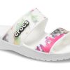 Crocs (WMNS) Classic Tie-Dye Graphic Sandale „Schwarz Grün“ 207283-94S