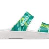 Crocs (WMNS) Classic Tropical Outdoor Flache Ferse Sport Hausschuhe Weiß Grün 207183-94S Crocs (WMNS) Classic Tropical Outdoor Flache Ferse Sport Hausschuhe Weiß Grün 207183-94S