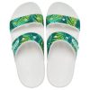 Crocs (WMNS) Classic Tropical Outdoor Flache Ferse Sport Hausschuhe Weiß Grün 207183-94S Crocs (WMNS) Classic Tropical Outdoor Flache Ferse Sport Hausschuhe Weiß Grün 207183-94S