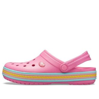 Crocs (WMNS) Crocband Beach Rosa Sandalen 205889-669