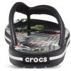 Crocs (WMNS) Crocband Flowers Flip-Flops Schwarz 206101-0FF