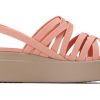 Crocs (WMNS) Dicke Sohle, gemütliche, modische, sportliche Sandalen in Rosa, 206751-6RL Crocs (WMNS) Dicke Sohle, gemütliche, modische, sportliche Sandalen in Rosa, 206751-6RL