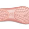 Crocs (WMNS) Flache Rosa Sandalen 205469-6JC Crocs (WMNS) Flache Rosa Sandalen 205469-6JC