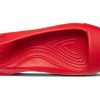 Crocs (WMNS) Flache rote Sandalen 202811-8C1 Crocs (WMNS) Flache rote Sandalen 202811-8C1