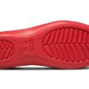 Crocs (WMNS) Flache rote Sandalen 202811-8C1 Crocs (WMNS) Flache rote Sandalen 202811-8C1