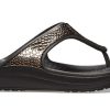 Crocs (WMNS) Flip-Flops mit dicker Sohle, Schwarz/Kupfer, 205604-0FG Crocs (WMNS) Flip-Flops mit dicker Sohle, Schwarz/Kupfer, 205604-0FG