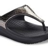 Crocs (WMNS) Flip-Flops mit dicker Sohle, Schwarz/Kupfer, 205604-0FG Crocs (WMNS) Flip-Flops mit dicker Sohle, Schwarz/Kupfer, 205604-0FG