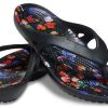 Crocs (WMNS) Kadee 2 Printed Flip Minimalistische Casual Flip-Flops Schwarz 206866-001 Crocs (WMNS) Kadee 2 Printed Flip Minimalistische Casual Flip-Flops Schwarz 206866-001