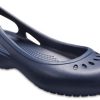 Crocs (WMNS) Kadee Flat Tiefblaue Sandalen 205077-410 Crocs (WMNS) Kadee Flat Tiefblaue Sandalen 205077-410