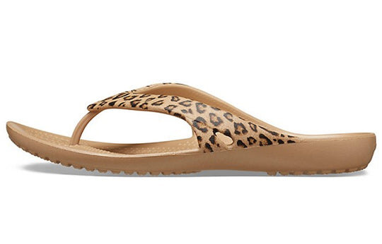 Crocs (WMNS) Kadee ll Flip-Flops mit Leopardenmuster Braun 206398-98R Crocs (WMNS) Kadee ll Flip-Flops mit Leopardenmuster Braun 206398-98R