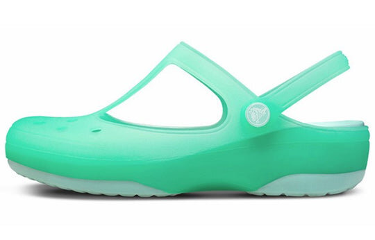 Crocs (WMNS) Karin Clog Strandgrün Sandalen 11209-36L Crocs (WMNS) Karin Clog Strandgrün Sandalen 11209-36L