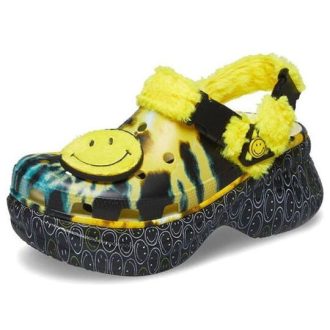 Crocs (WMNS) Klassischer Clog, lächelndes Gesicht, stilvolle flache Sport-Sandalen in Gelb, 207271-90H Crocs (WMNS) Klassischer Clog, lächelndes Gesicht, stilvolle flache Sport-Sandalen in Gelb, 207271-90H