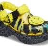 Crocs (WMNS) Klassischer Clog, lächelndes Gesicht, stilvolle flache Sport-Sandalen in Gelb, 207271-90H Crocs (WMNS) Klassischer Clog, lächelndes Gesicht, stilvolle flache Sport-Sandalen in Gelb, 207271-90H