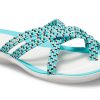 Crocs (WMNS) Knitted Flip-Flops Blau Weiß 205728-4DY