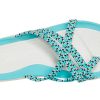 Crocs (WMNS) Knitted Flip-Flops Blau Weiß 205728-4DY