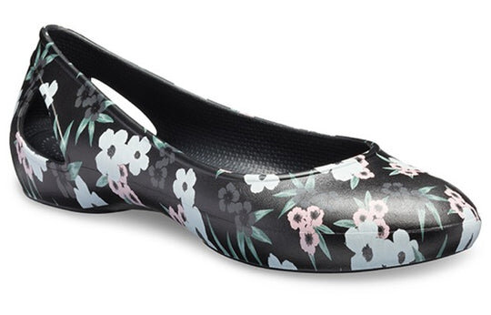 Crocs (WMNS) Larua Printing Sandalen Schwarz 205865-98F Crocs (WMNS) Larua Printing Sandalen Schwarz 205865-98F