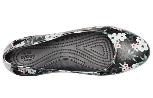 Crocs (WMNS) Larua Printing Sandalen Schwarz 205865-98F Crocs (WMNS) Larua Printing Sandalen Schwarz 205865-98F