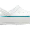 Crocs (WMNS) Leichte, gemütliche Outdoor-Strandsandalen in Weiß und Blau „White Blue“ 205434-1E0 Crocs (WMNS) Leichte, gemütliche Outdoor-Strandsandalen in Weiß und Blau „White Blue“ 205434-1E0