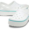 Crocs (WMNS) Leichte, gemütliche Outdoor-Strandsandalen in Weiß und Blau „White Blue“ 205434-1E0 Crocs (WMNS) Leichte, gemütliche Outdoor-Strandsandalen in Weiß und Blau „White Blue“ 205434-1E0