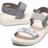 Crocs (WMNS) Literide Graphic Sandalen „Grau“ 205375-0E9