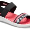 Crocs (WMNS) LiteRide Pattern Outdoor Open Toe Schwarz Rot Sandalen „Black Red“ 205868-066 Crocs (WMNS) LiteRide Pattern Outdoor Open Toe Schwarz Rot Sandalen „Black Red“ 205868-066