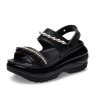 Crocs (WMNS) Mega Crush Pearl Ruffle Sandale „Schwarz“ 210179