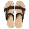 Crocs (WMNS) Minimalistic Cozy Sports Slippers Schwarz Braun 206108-00W