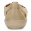 Crocs (WMNS) Minimalistische, lässige, flache, sportliche Sandalen in Goldfarbe, 202811-710 Crocs (WMNS) Minimalistische, lässige, flache, sportliche Sandalen in Goldfarbe, 202811-710