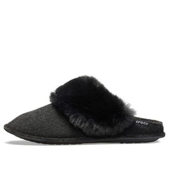 Crocs (WMNS) Mule Fell-Hausschuhe „Schwarz“ 205394-001