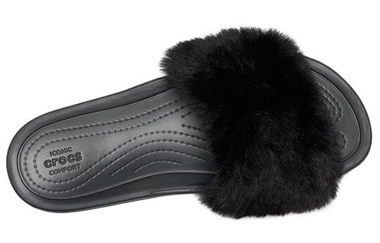 Crocs (WMNS) Sloane Luxe Slide „Schwarz“ 205968-060 Crocs (WMNS) Sloane Luxe Slide „Schwarz“ 205968-060