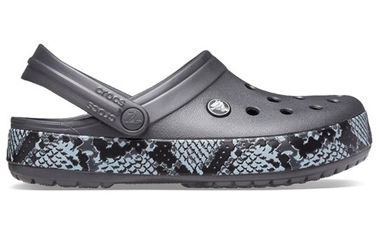 Crocs (WMNS) Snake Pattern graphitschwarze Sandalen 206380-02W Crocs (WMNS) Snake Pattern graphitschwarze Sandalen 206380-02W
