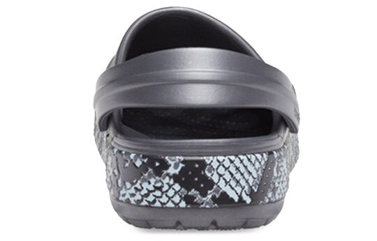 Crocs (WMNS) Snake Pattern graphitschwarze Sandalen 206380-02W Crocs (WMNS) Snake Pattern graphitschwarze Sandalen 206380-02W