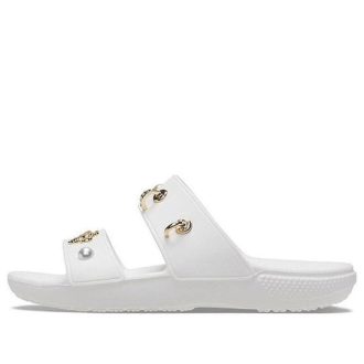Crocs (WMNS) Soft Sole Cozy Outdoor Flat Heel Sport-Hausschuhe Weiß 207387-103