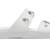 Crocs (WMNS) Soft Sole Cozy Outdoor Flat Heel Sport-Hausschuhe Weiß 207387-103 Crocs (WMNS) Soft Sole Cozy Outdoor Flat Heel Sport-Hausschuhe Weiß 207387-103