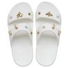 Crocs (WMNS) Soft Sole Cozy Outdoor Flat Heel Sport-Hausschuhe Weiß 207387-103 Crocs (WMNS) Soft Sole Cozy Outdoor Flat Heel Sport-Hausschuhe Weiß 207387-103