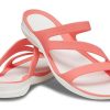 Crocs (WMNS) Soft Sole Cozy Sports Rote Sandalen 203998-6SL Crocs (WMNS) Soft Sole Cozy Sports Rote Sandalen 203998-6SL