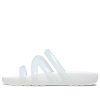 Crocs (WMNS) Splash Glossy Riemchensandale „Weiß“ 208537-100