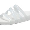 Crocs (WMNS) Splash Glossy Riemchensandale „Weiß“ 208537-100