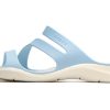 Crocs (WMNS) Sport-Hausschuhe mit flachem Absatz, Blau, 203998-4JQ Crocs (WMNS) Sport-Hausschuhe mit flachem Absatz, Blau, 203998-4JQ