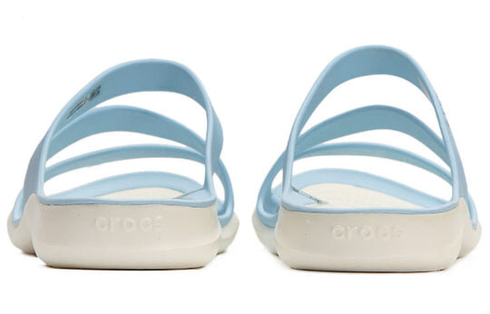 Crocs (WMNS) Sport-Hausschuhe mit flachem Absatz, Blau, 203998-4JQ Crocs (WMNS) Sport-Hausschuhe mit flachem Absatz, Blau, 203998-4JQ