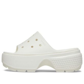 Crocs (WMNS) Stomp Slides „Weiß“ 209346-0WV