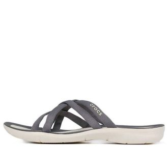 Crocs (WMNS) Strand- und Pool-SlidesSlipper „Grau“ 205479-0CT